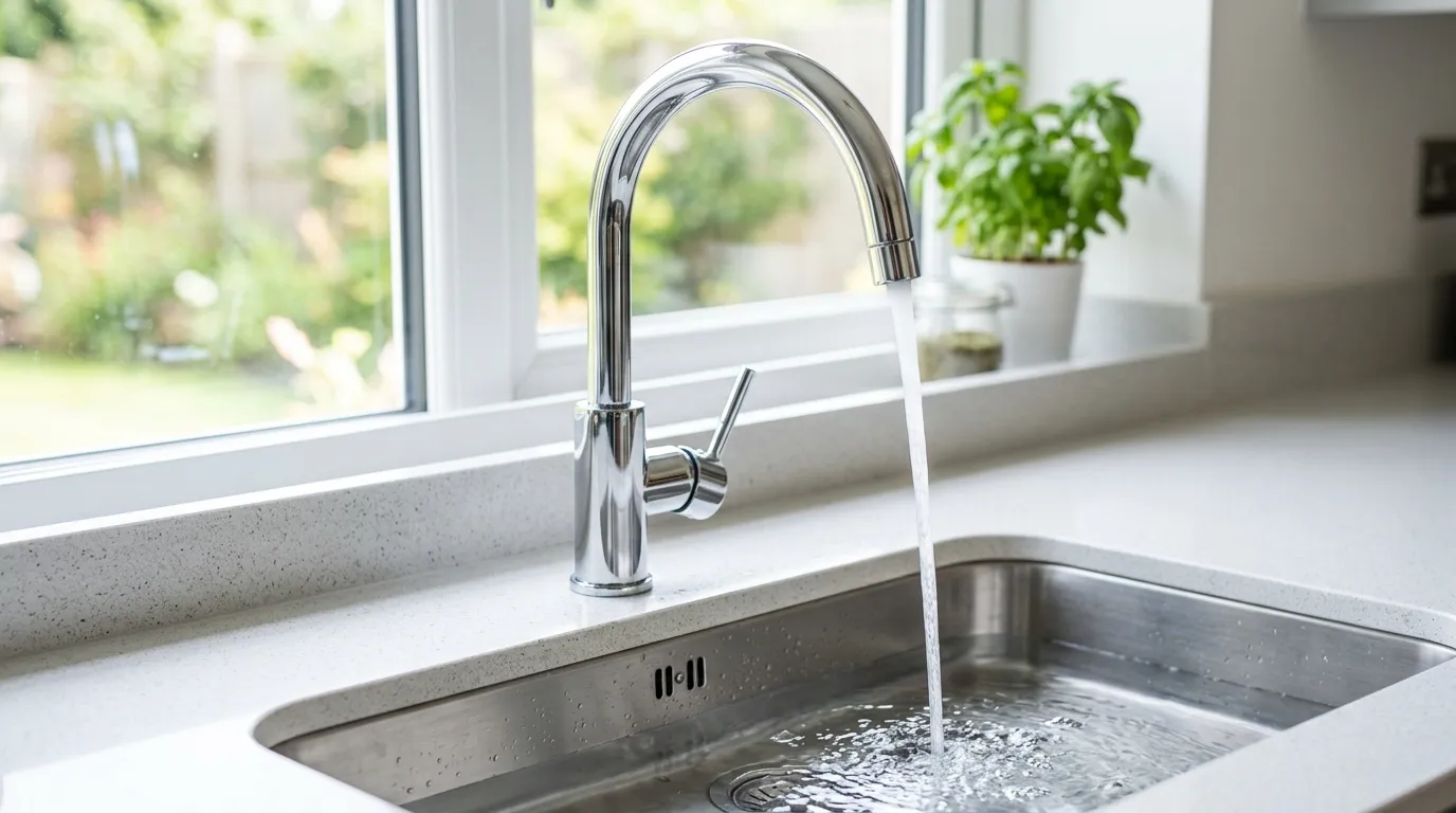 Local Plumbing Master Pros same day plumber fixing a faucet in Tonganoxie, KS